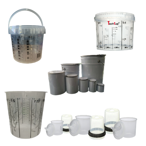 Mixing Cups, Lids & Liners